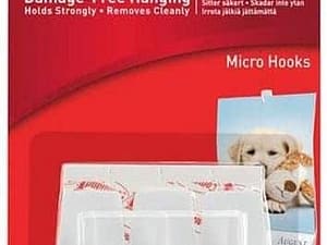 3M 17066 Command Micro Hooks with Strips44; 3 Count
