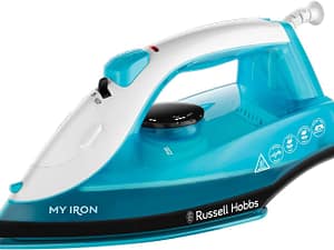 Russell Hobbs My Iron Steam Iron, Ceramic Soleplate, 260ml Water Tank, 120g steam shot, 28g continuous steam, Self-Clean Function, 2m Cord, Vertical and variable steam, 1800W, 25580