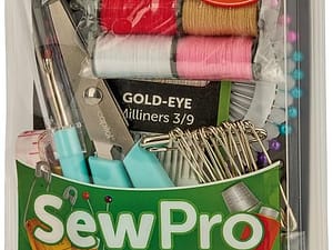 Sew Pro by Capitol Complete Sewing Kit with Scissors, Needles, Thread, Measuring Tape, Perfect for Travel and Home Use (2