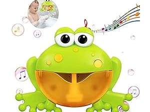 Vinifredy Toddler Bath Toys - Bubble Frog Toy with 12 Songs for 1+ Year Olds