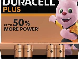 Duracell Mini 4pc Alkaline Plus Power