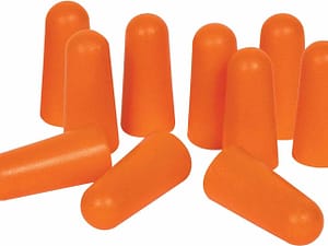 Vitrex VIT333140 Tapered Disposable Earplugs Pair, Blue, Set of 5 Piece