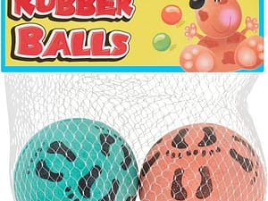 Pets Play Rubber Balls for Pet Dogs, Pack of 2