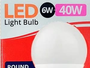 Maxim Warm White LED Bulb BC 6w=40w