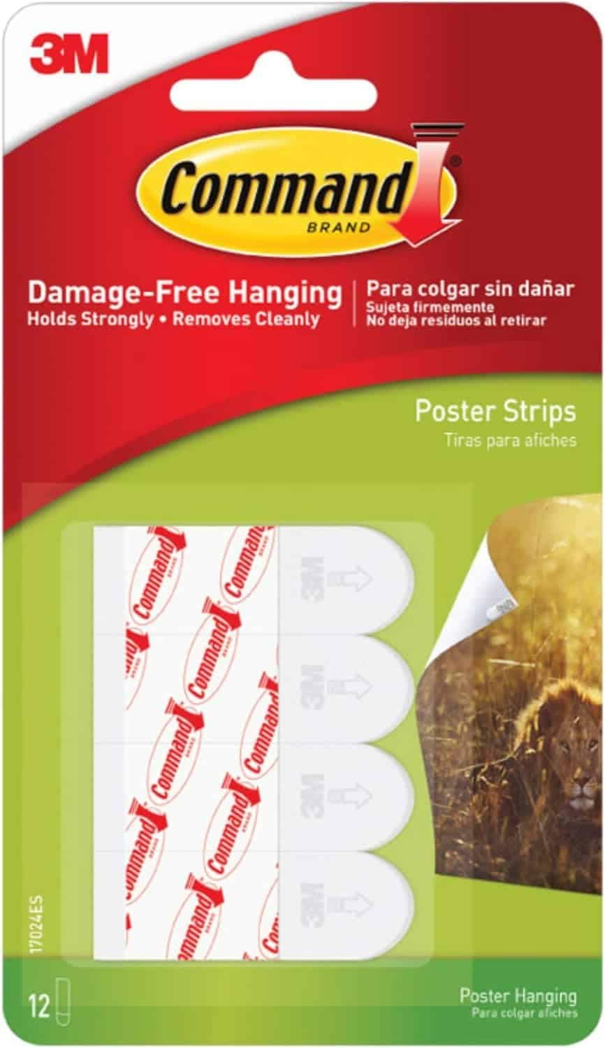 MOUNT STRIPS SM 12PK